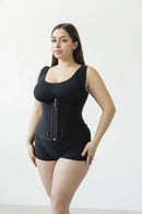 50% Off 3 Row Buckle Body Shapers Vest Sleeveless Zipper Waist