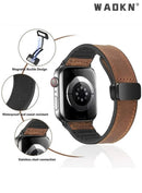 35% Off Magnetic Leather Watch Band Compatible with Apple Watch Band