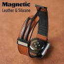 35% Off Magnetic Leather Watch Band Compatible with Apple Watch Band