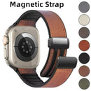 35% Off Magnetic Leather Watch Band Compatible with Apple Watch Band